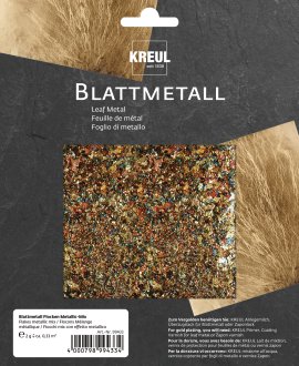 KREUL Blattmetall Flocken Metall-Mix 2 g