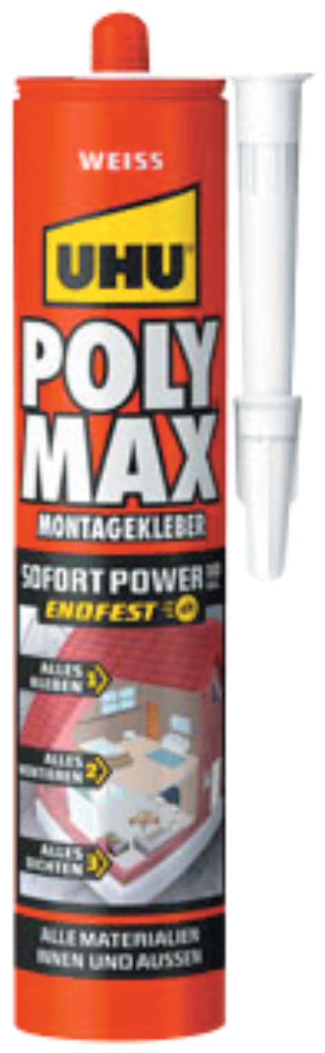 UHU Polymax 10 Sekunden Sofort Power Weiß 425 g