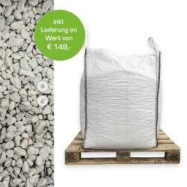 CASAFINO Marmorkiesel weiß 15-25mm 1000kg BigBag
