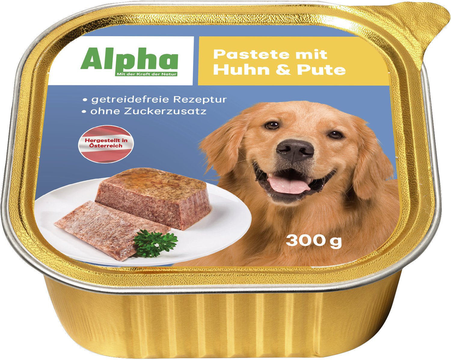 ALPHA Hunde-Nassfutter Geflügel & Pute 9x300 g