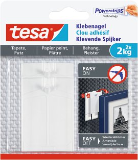 TESA Klebenagel für Tapete & Putz 2 Stk.