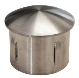 ALPERTEC Endkappe mit Federklemmung Edelstahl