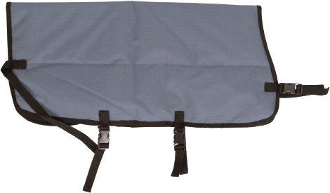 Kälberdecke Ripstopp, grau 80 cm