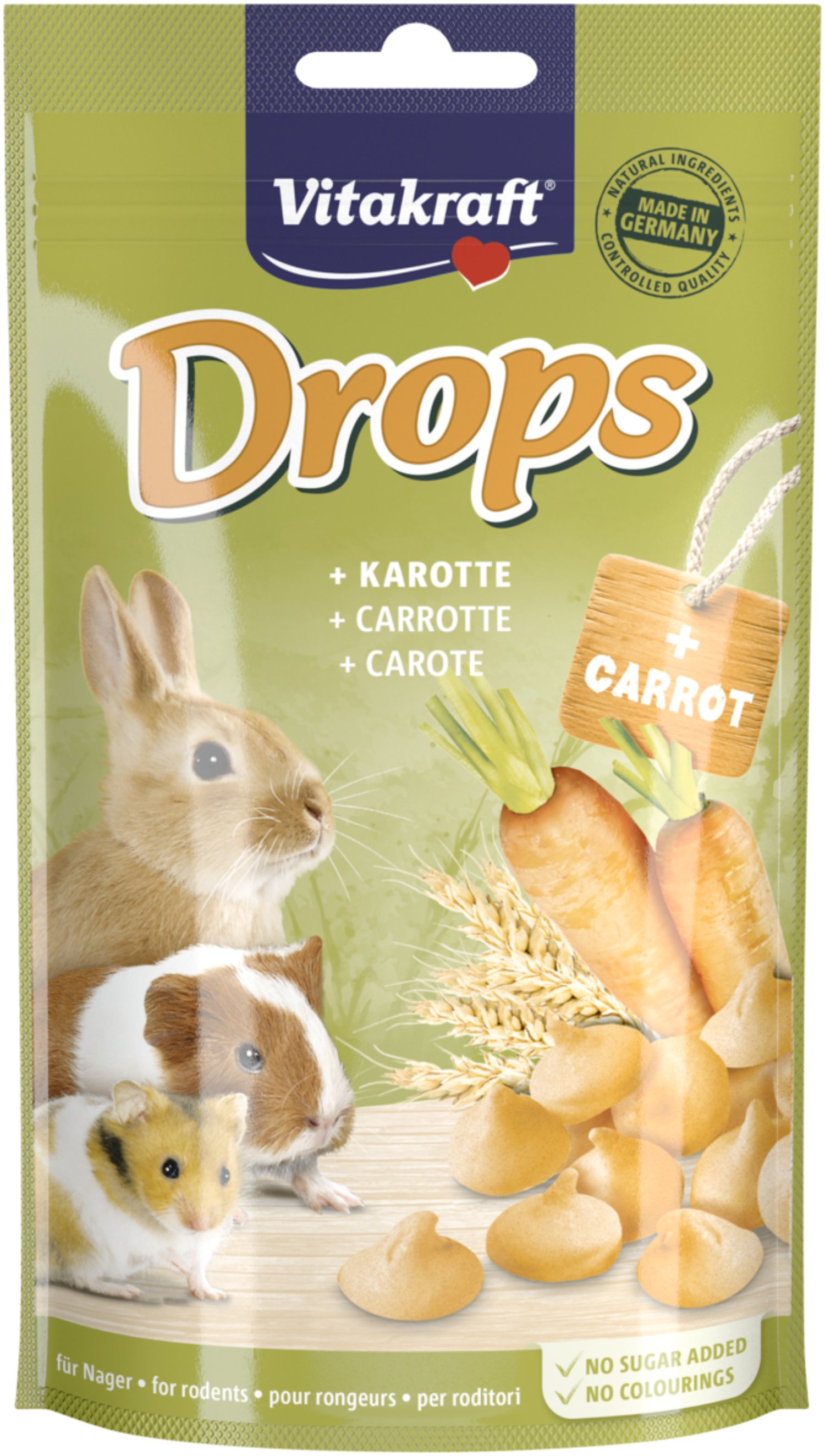 VITAKRAFT Nager Drops Karotte 75 g