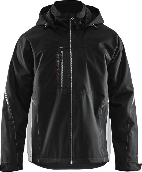 BLÅKLÄDER Softshell Jacke dunkel-marineblau/schwarz S