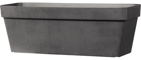 DEROMA Pflanzkasten Like R Anthrazit 49 cm