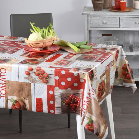 VENILIA Tischdecke Red Tomato 140 cm x 20 m