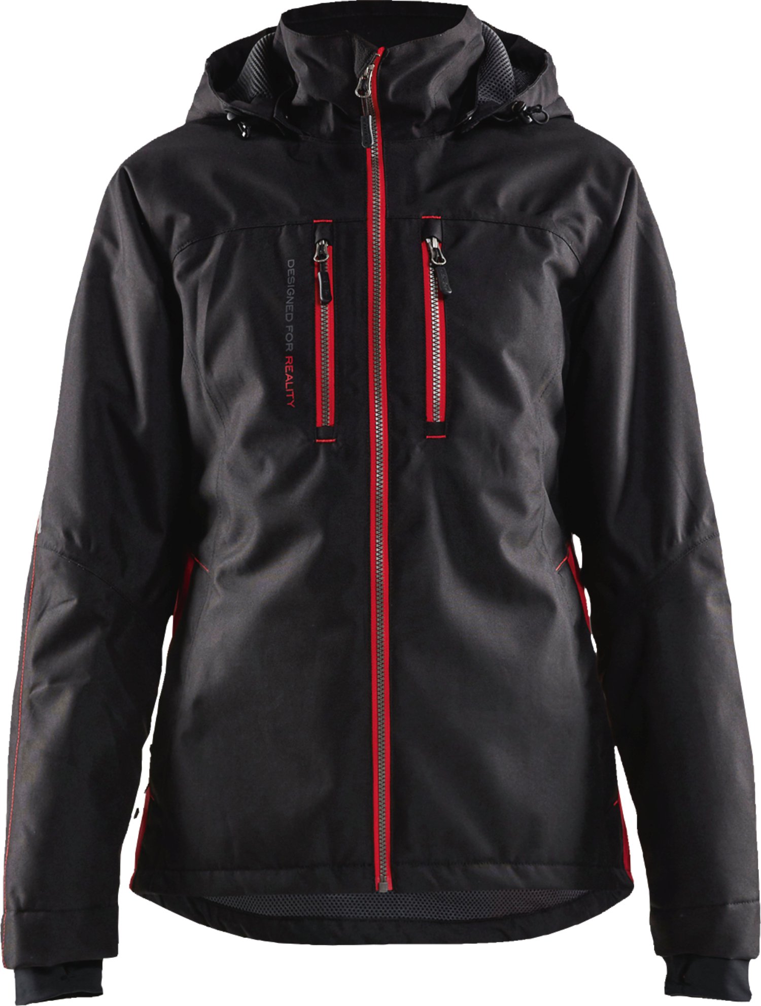 BLÅKLÄDER Funktionsjacke Damen schwarz/rot