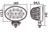 Impos LED-Arbeitsscheinwerfer 65W Flood