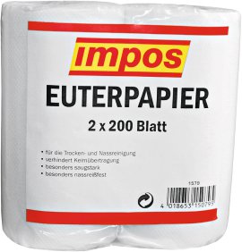 IMPOS Euterpapier 2x200 Blatt weiß