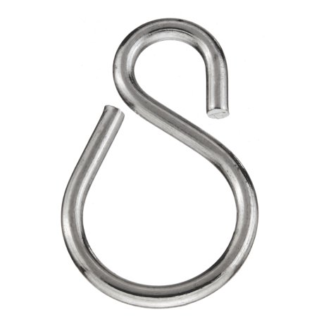 S-Haken geschlossen vernickelt 3x37 mm 2 Stk.