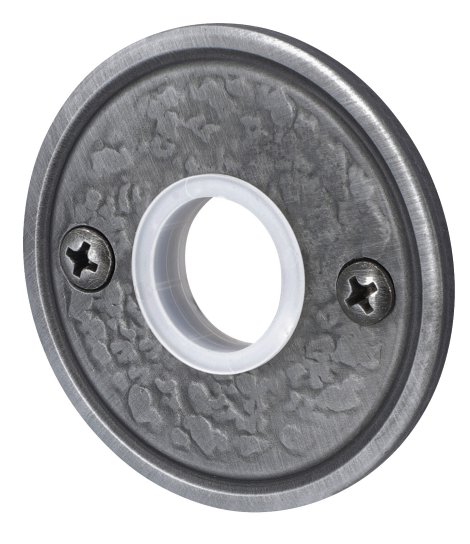 ALPERTEC Drückerrosette Schmiedeeisen verzinkt