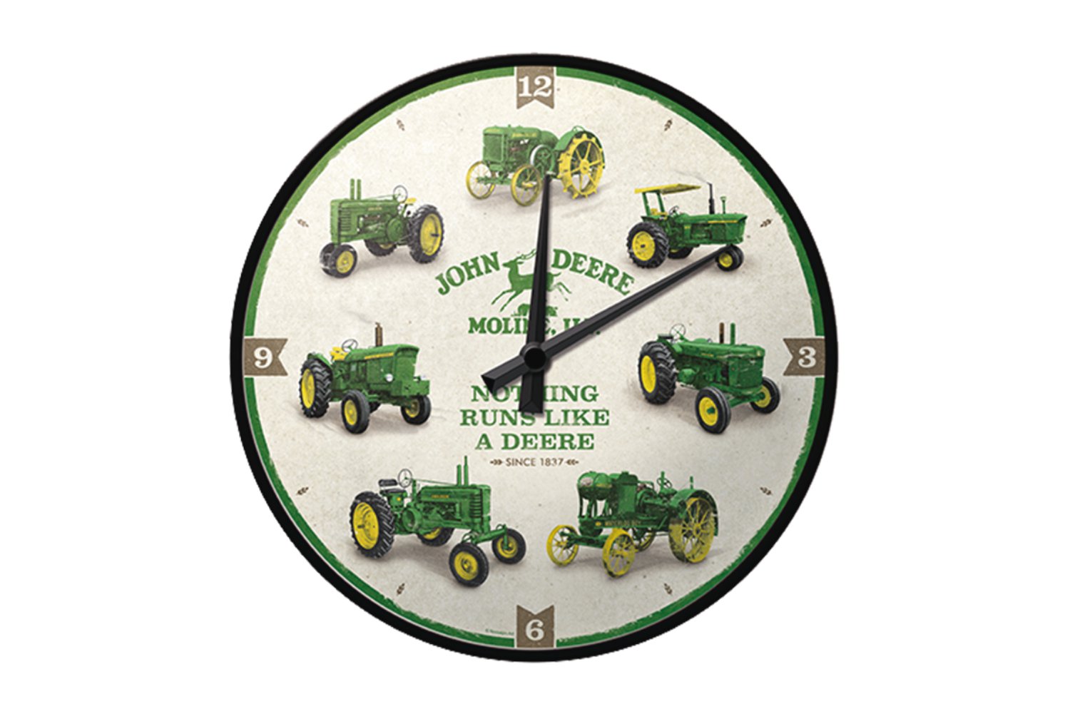 John Deere Wanduhr "Geschichte"