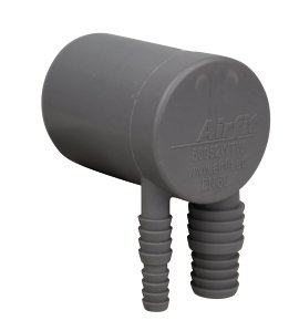 Rinnenablauf aus Kunststoff Grau NW 75 mm Ø 53