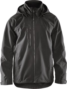 BLÅKLÄDER Softshell Jacke dunkelgrau/schwarz