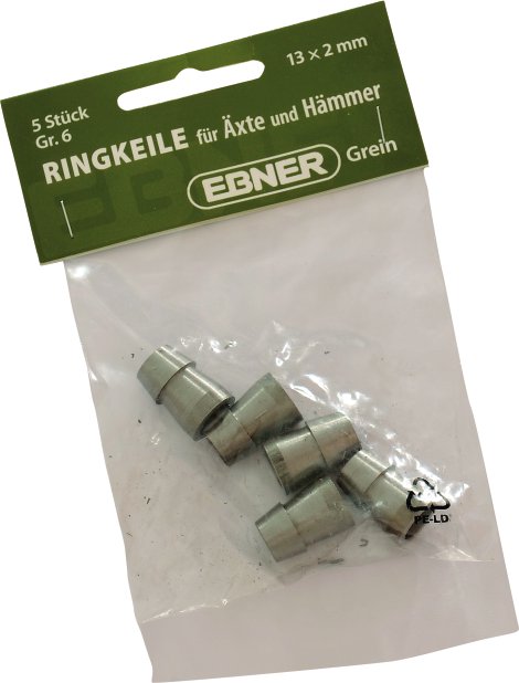 EBNER Ringkeile für Hammer & Beil Gr. 2, 5 Stk.
