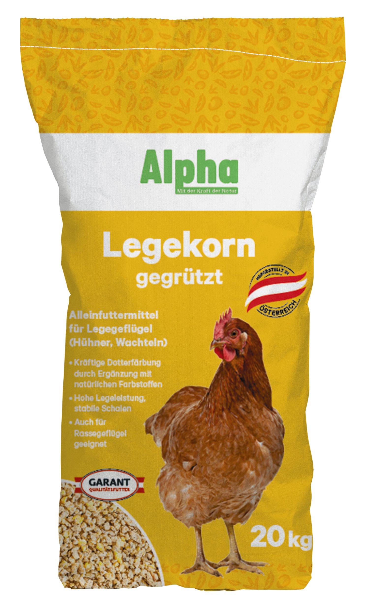 ALPHA Legekorn - gegrützt, 20 kg