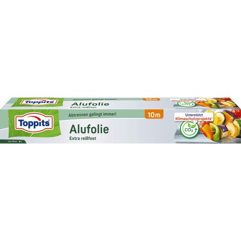 TOPPITS® Recycling-Alufolie 10 m x 29,5 cm