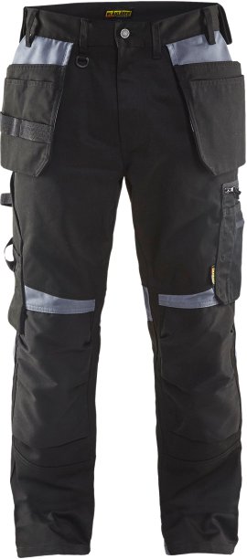BLÅKLÄDER Handwerker Bundhose Nagelt schwarz/grau