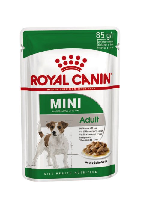 ROYAL CANIN Hundenassfutter Mini Adult in Soße 85 g