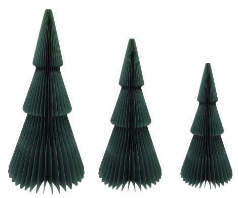 Dekofigur Papierbaum Grün 49x49x99 cm