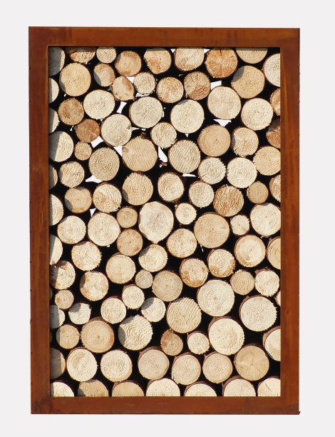 Kaminholzregal Lounge70x35x160 cm (BxTxH)