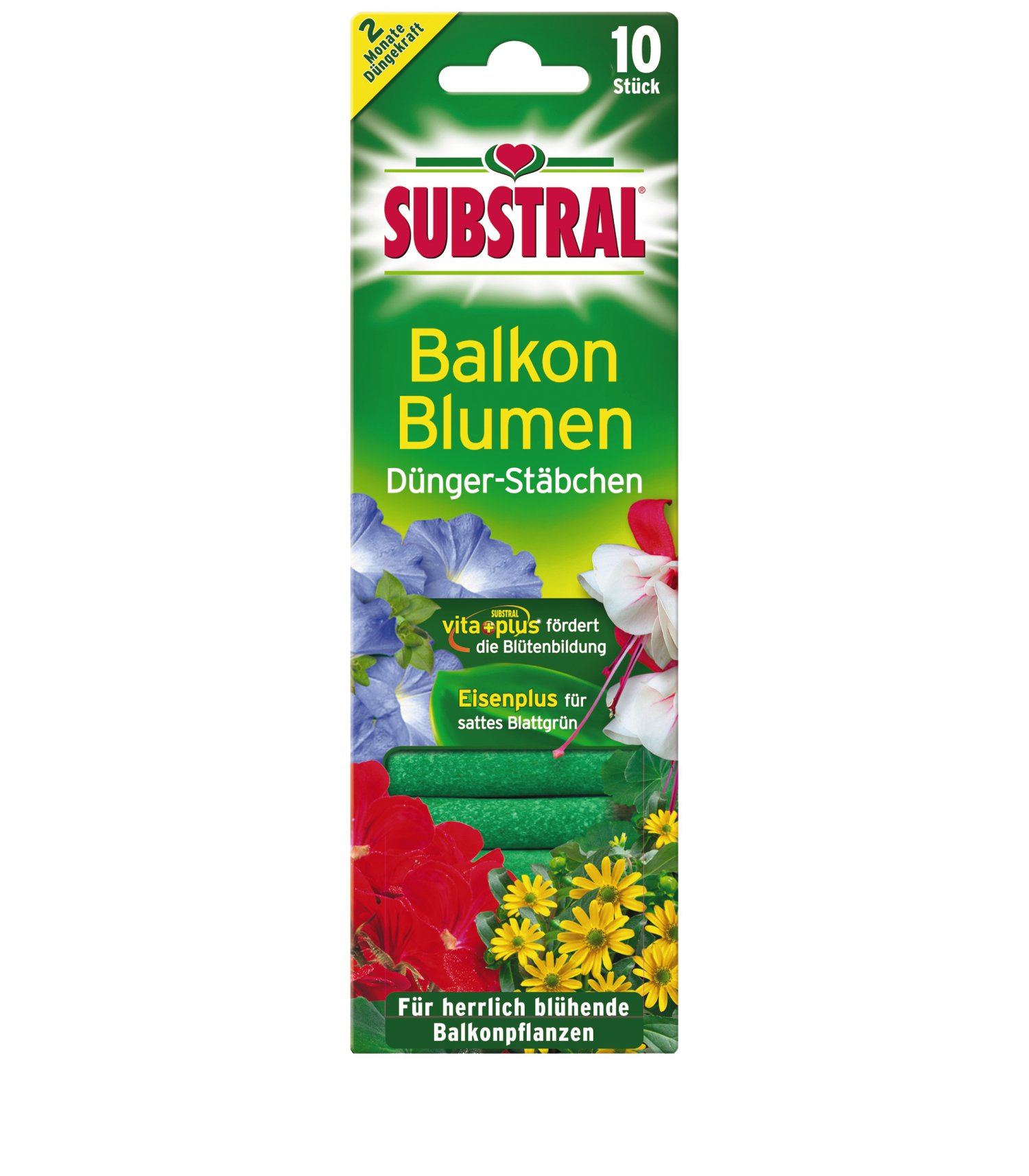 SUBSTRAL® Düngestäbchen - Balkonpflanzen 10 Stk.