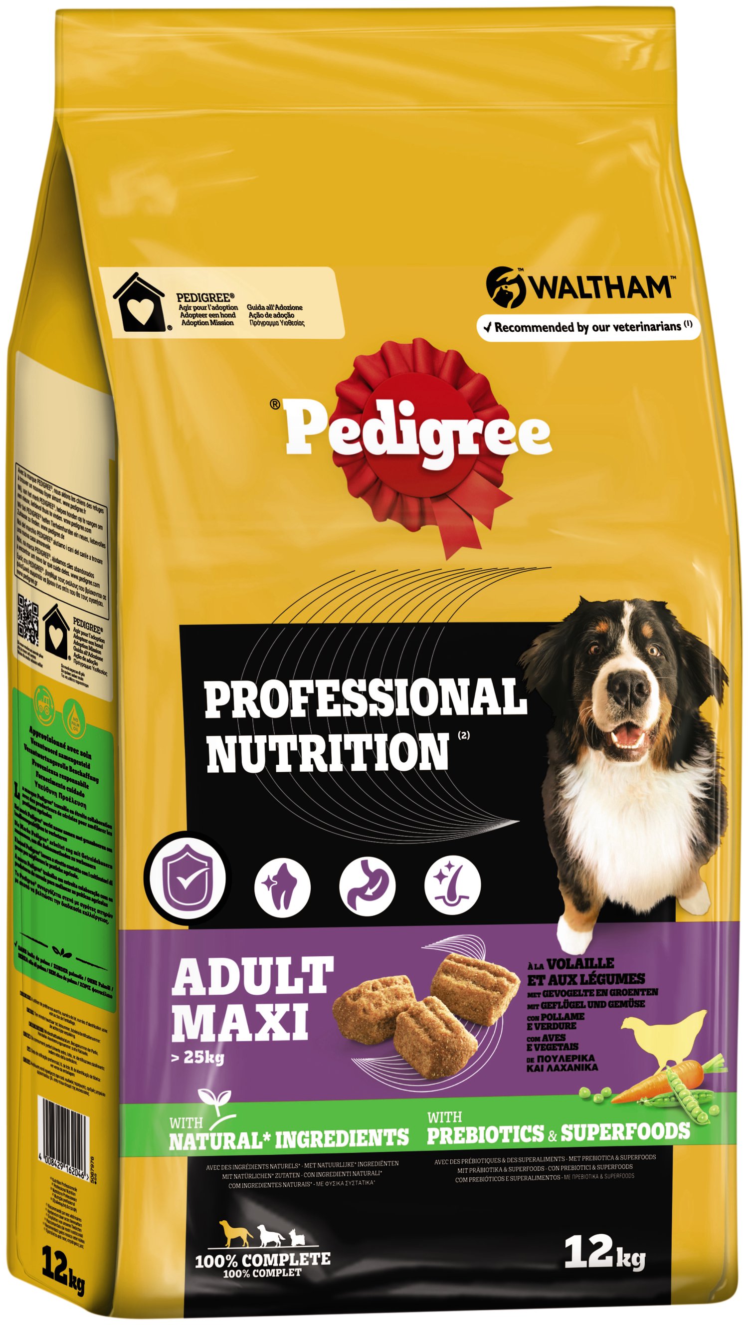 PEDIGREE® Professional Nutrition Trocken für große Hunde Geflügel 12kg