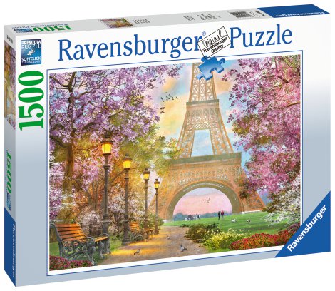 RAVENSBURGER Puzzle Verliebt in Paris 1500-tlg.