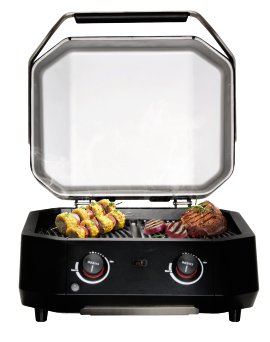COZZE® Elektrogriller E-500 mit 2 Zonen 230 V/2100 W,  59,7x58,9x37,8 cm (BxTxH)