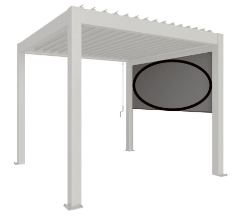 BIOHORT Sonnenschutzrolle elektrisch quarzgrau-metallic 3,5 m