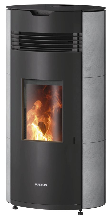 ORANIER Pelletofen Norta Speckstein 2,4-8 kW (Anschluss oben)