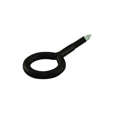 SUKI Ringschraube Schwarz Holzgewinde 30x12x3,8x18 mm 4 Stk.