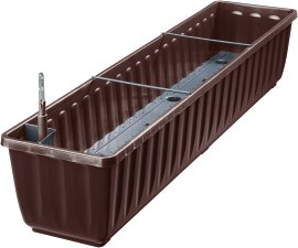 GELI Blumenkasten Aqua Flor Braun 100 cm