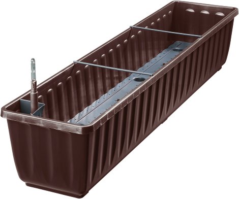 GELI Blumenkasten Aqua Flor Braun 100 cm