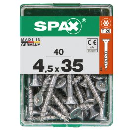 SPAX Schraube Senkkopf TRX 4,5x35 mm M 40 Stk.