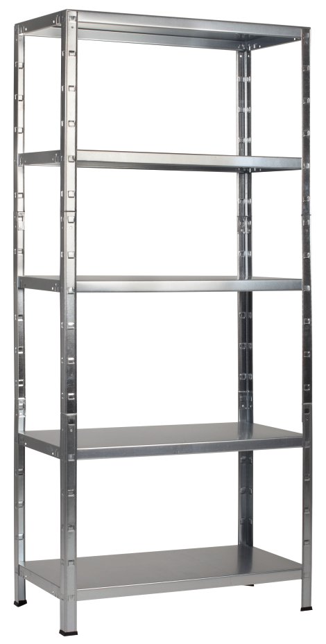SCHULTE REGALWELT Grundregal 5 Böden verzinkt 200x80x35 cm