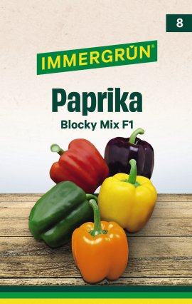 IMMERGRÜN Tütensamen Paprika Blocky Mix  F1