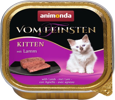 ANIMONDA Katzennassfutter Vom Feinsten Kitten mit Lamm 100 g
