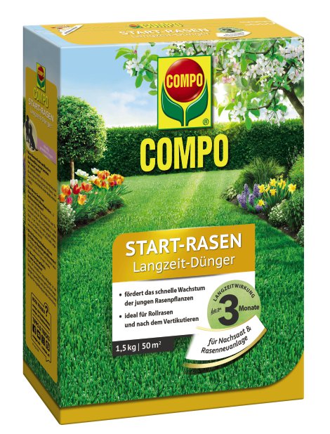COMPO FLORANID® Start-Rasen Langzeit-Dünger 1,5 kg