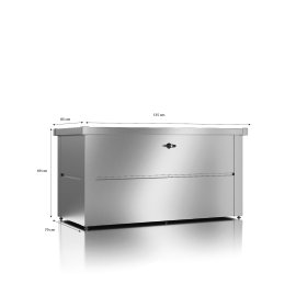 GUARDI Gartenbox Silber