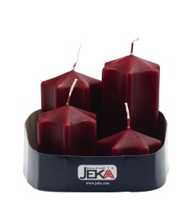 JEKA Sternkerzen-Set Abgestuft Bord 4er-Pack