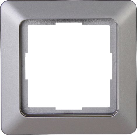 KOPP UP-Abdeckrahmen Milano 1-fach Stahl