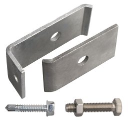 ALBERTS Befestigungs Set für Gittermatten verzinkt 5 Stk.