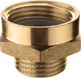 CORNAT Übergangsstück Messing 3/4" IG 1/2" AG