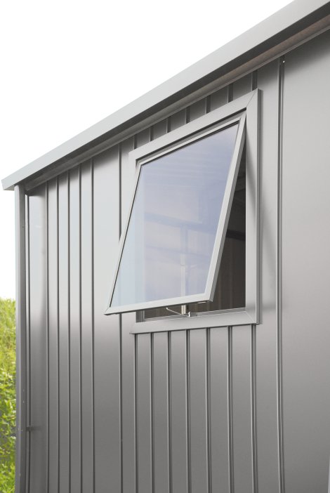 BIOHORT Fenster GHH/GHP/GHA Silber-metallic