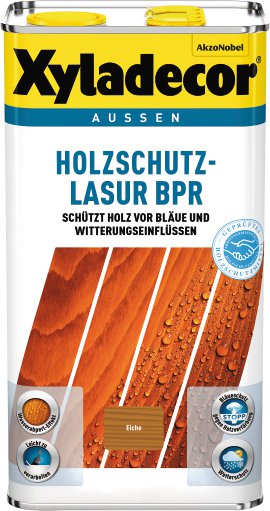 XYLADECOR Holzschutz-Lasur BPR Eiche 5l