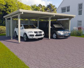 WEKA Doppelcarport Optima