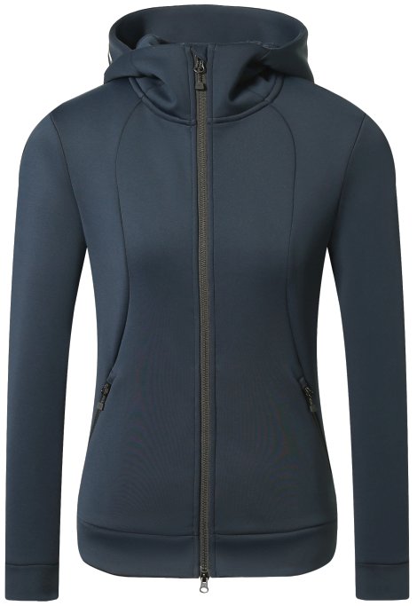 Damen Hoody-Jacke Covalliero Dunkelblau XL