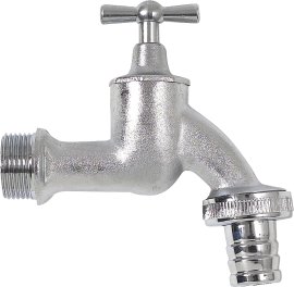GARANTIA Auslaufhahn Chrom 3/4"